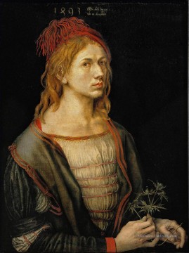  Autoportrait Tableaux - Autoportrait au 22 Nothern Renaissance Albrecht Dürer